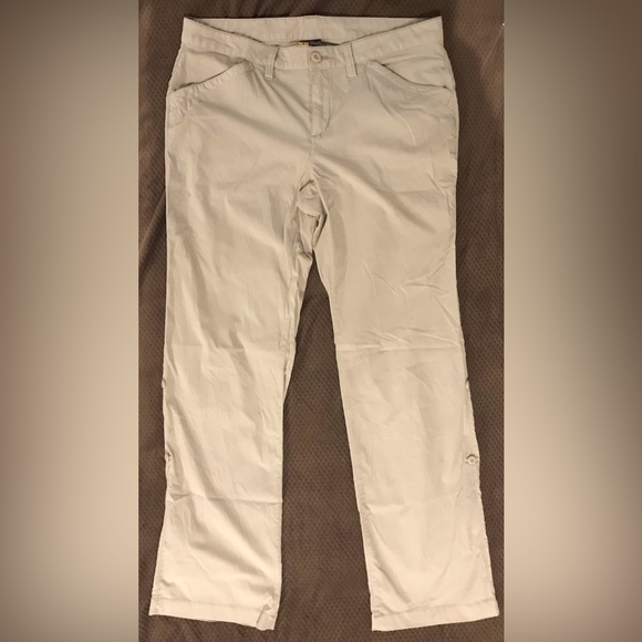 Eddie Bauer Women’s Cream Khaki Outdoor Capri-able Adventure Pants - 10 - Picture 6 of 13
